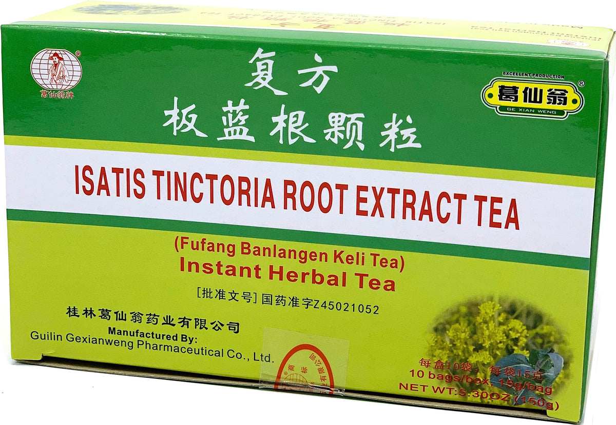 Isatis Tinctoria Root Extract Tea (FuFang BanLanGen KeLi Tea) - InnHerb